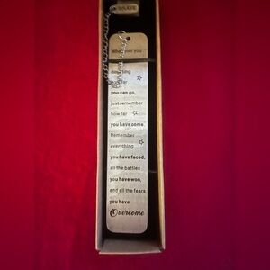 Inspirational Metal Book Mark
